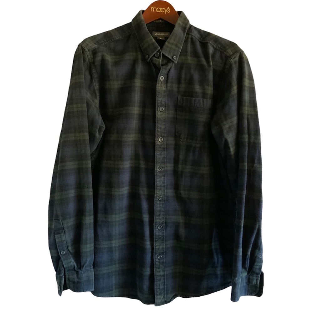 Eddie‎ Bauer Classic Fit Men’s Plaid Flannel Shirt TL